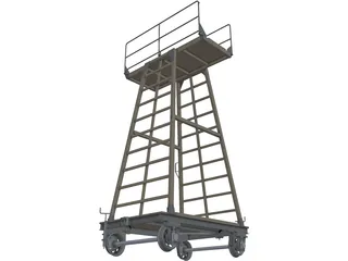 Tower Car 3D Model preview