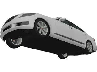 Lexus LS 600h [XF40] (2010) 3D Model preview