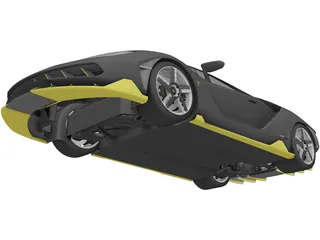 Lamborghini Centenario (2016) 3D Model preview