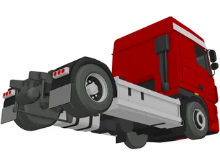 DAF XF 3D Model preview