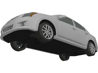 Nissan Sentra (2008) 3D Model preview