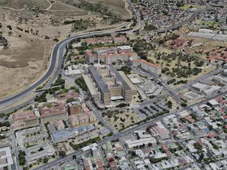 Cape Town City Bowl, South Africa (2019) 3D Model preview