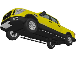 Nissan Titan XD Crew Cab (2016) 3D Model preview
