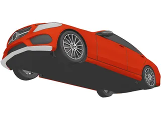 Mercedes-Benz C43 AMG 3D Model preview