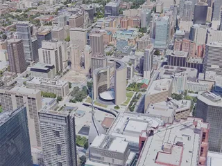 Toronto City, ON, Canada (2019) 3D Model preview