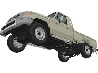 Toyota Land Cruiser [J71] 3D Model preview