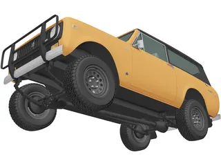 International Scout II (1976) 3D Model preview
