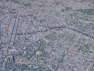 Berlin City, Germany (2019) 3D Model preview