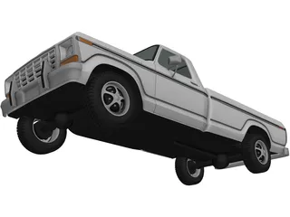 Ford F-150 (1978) 3D Model preview