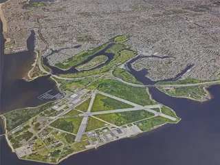 New York City, Brooklyn, USA (2019) 3D Model preview