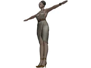 Excella Gionne 3D Model preview