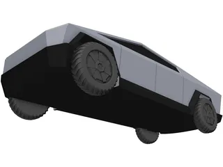 Tesla Cybertruck 3D Model preview
