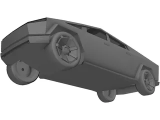 Tesla Cybertruck (2019) 3D Model preview