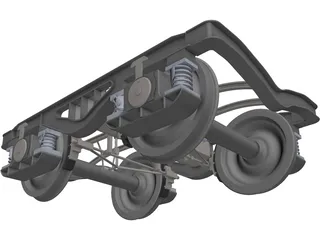 Y-25 Bogie 3D Model preview