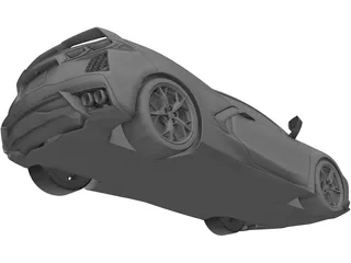 Chevrolet Corvette C8 (2019) 3D Model preview
