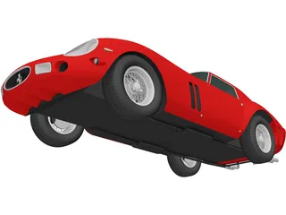 Ferrari 250 GTO (1962) 3D Model preview