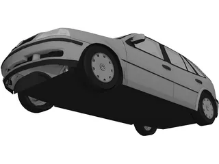 Volkswagen Gol G3 3D Model preview