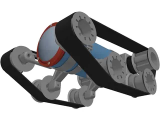 Marine Vision Medusa Crawler 3D Model preview