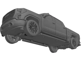 GMC Sierra 1500 (2019) 3D Model preview