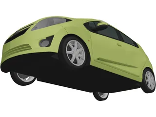 Chevrolet Beat (2010) 3D Model preview