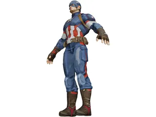 Capitan America Age of Ultron 3D Model preview
