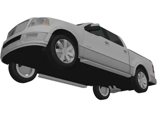 Lincoln Mark LT (2005) 3D Model preview