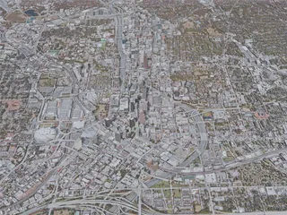 Atlanta City, GA, USA (2019) 3D Model preview