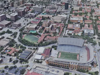 Austin City, TX, USA (2019) 3D Model preview