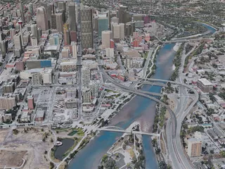 Calgary City, AB, Canada (2019) 3D Model preview