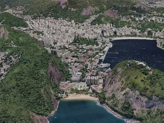 Rio de Janeiro City, Brazil (2019) 3D Model preview