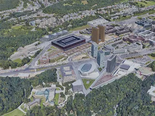 Luxembourg City (2019) 3D Model preview