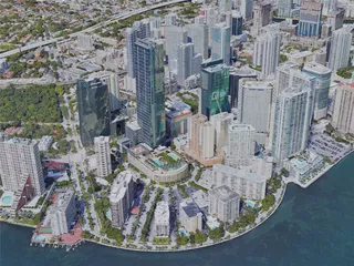 Miami City Downtown, FL, USA (2019) 3D Model preview