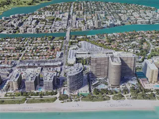 Miami Beach, FL, USA (2019) 3D Model preview