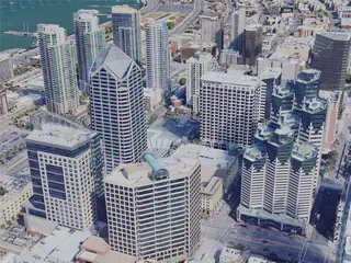 San Diego City, CA, USA (2019) 3D Model preview