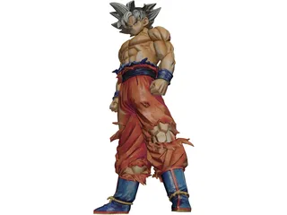 Goku Ultra 3D Model preview