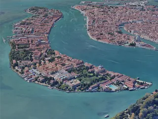 Venice City, Italy (2019) 3D Model preview