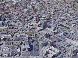 Nashville City, TN, USA (2019) 3D Model preview