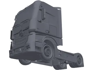 Mercedes-Benz Actros 3D Model preview