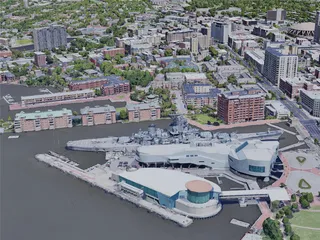 Norfolk City, VA, USA (2019) 3D Model preview