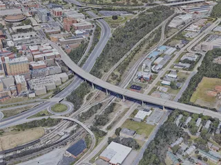 Richmond City, VA, USA (2019) 3D Model preview