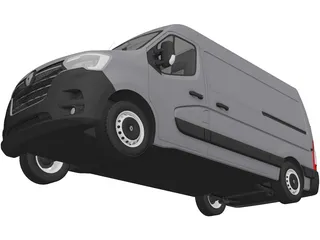 Renault Master (2020) 3D Model preview