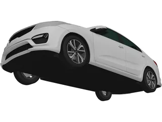 Kia Rio (2017) 3D Model preview