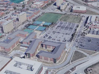 Lincoln City, NE, USA (2019) 3D Model preview