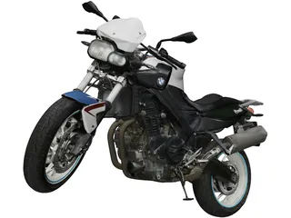 BMW F800R 3D Model preview