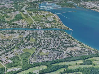 Niagara Falls City (2019) 3D Model preview