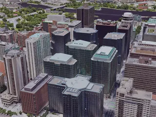 Ottawa City, ON, Canada (2019) 3D Model preview