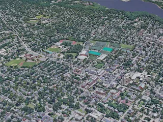 Providence City, RI, USA (2019) 3D Model preview