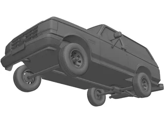 Ford Bronco (1989) 3D Model preview