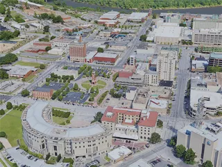 Montgomery City, AL, USA (2019) 3D Model preview