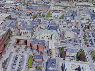 Portland City, ME, USA (2019) 3D Model preview